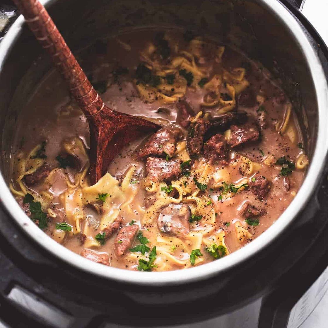Instant Pot Beef Stroganoff Recipe