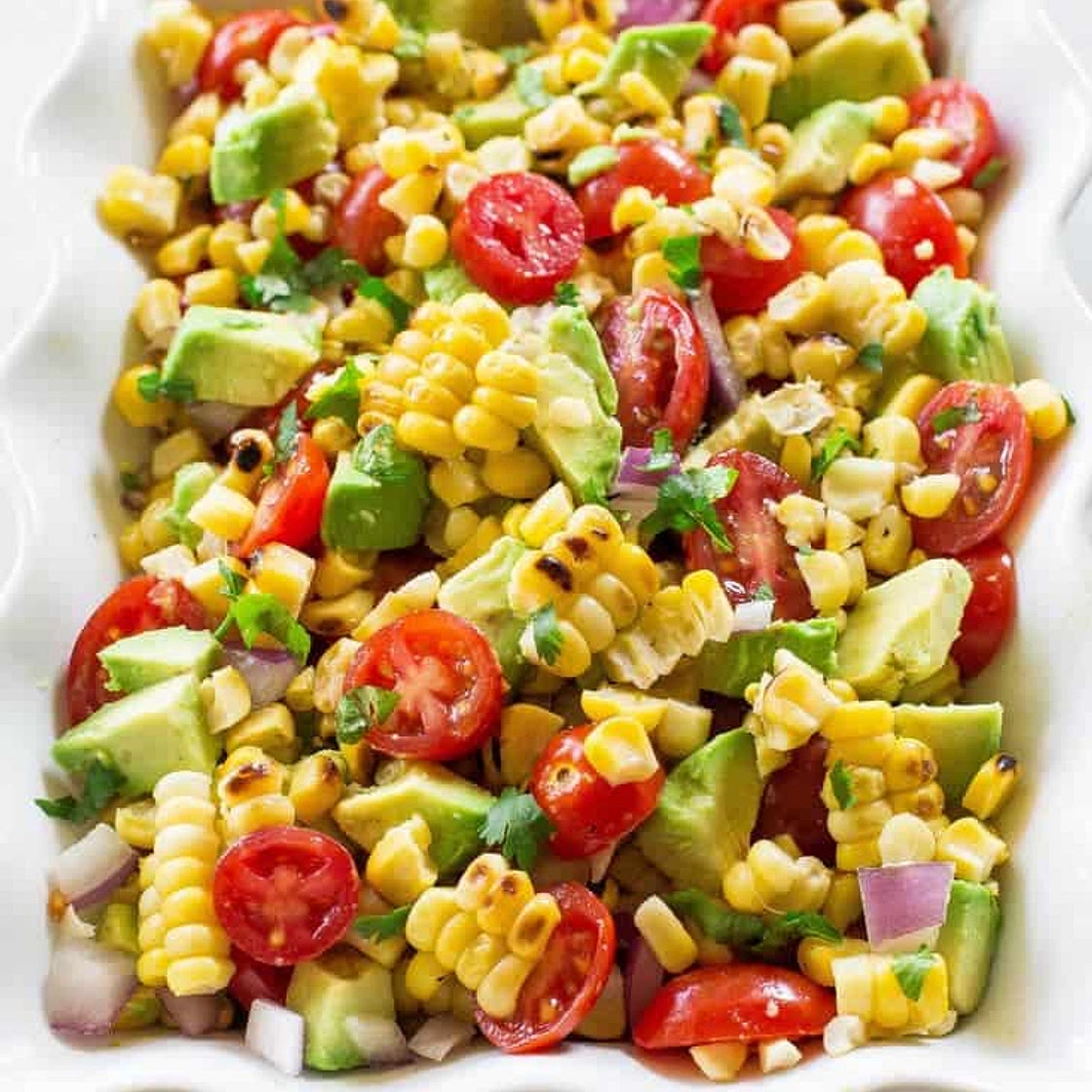 Corn, Avocado, and Tomato Salad
