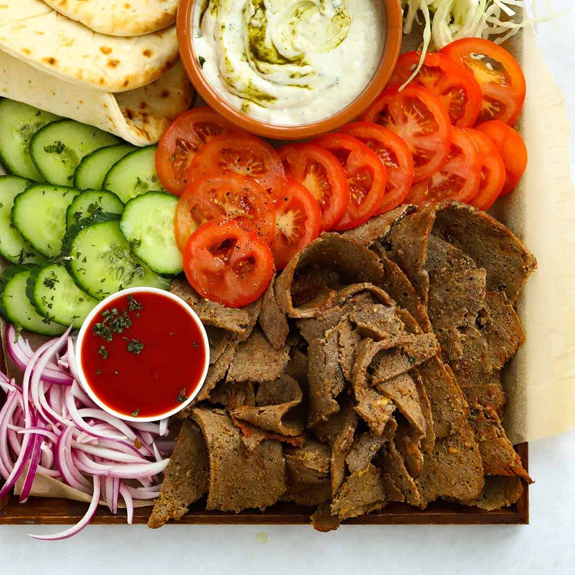 Homemade Doner Kebab {Slow Cooker Recipe}