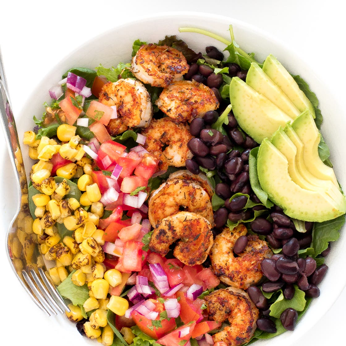 Blackened Shrimp Salad