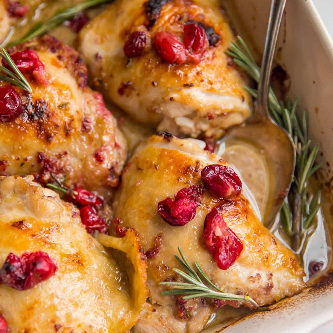 One-Pan Cranberry Rosemary Chicken