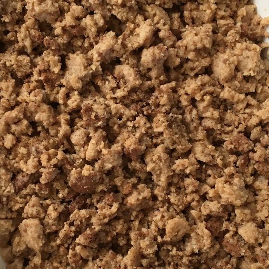 Crumble banane spéculoos