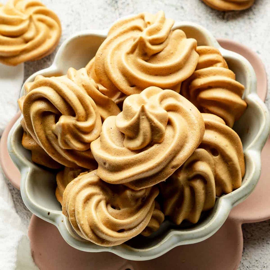 Almond Meringue Cookies