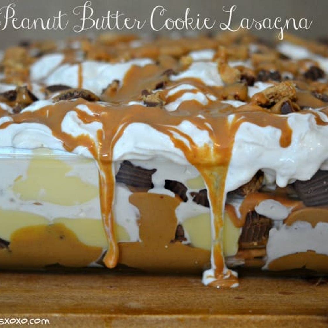 Peanut Butter Cookie Lasagna