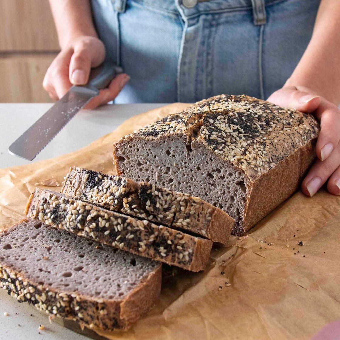 1-Ingredient Buckwheat Bread (Nourishing & GF)
