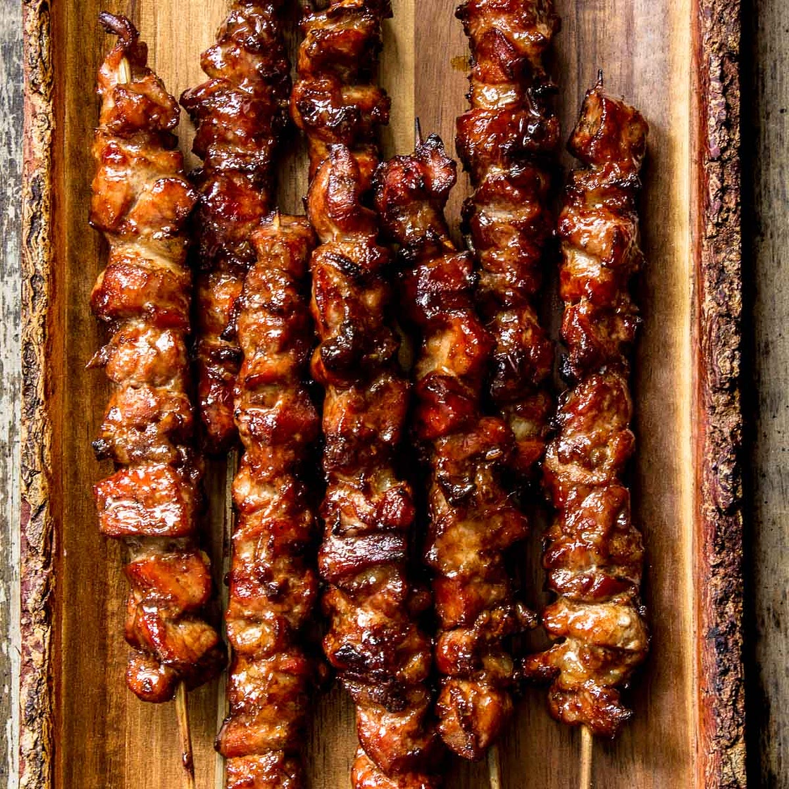 Grilled Thai Coconut Chicken Skewers