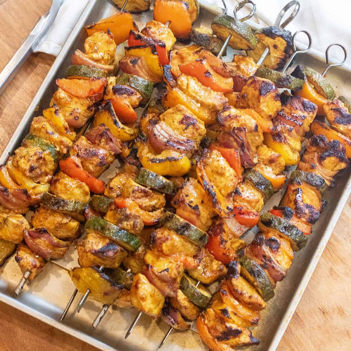 Spicy Chicken Kebabs