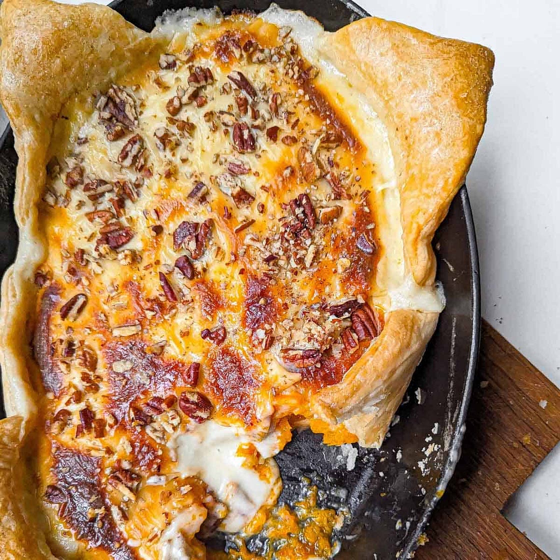 Butternut Squash Gratin in Puff Pastry