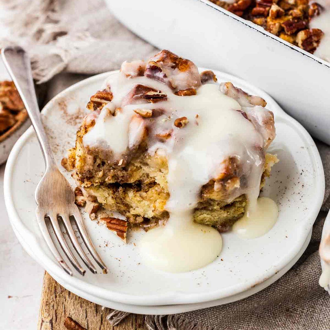 Easy Cinnamon Roll Casserole