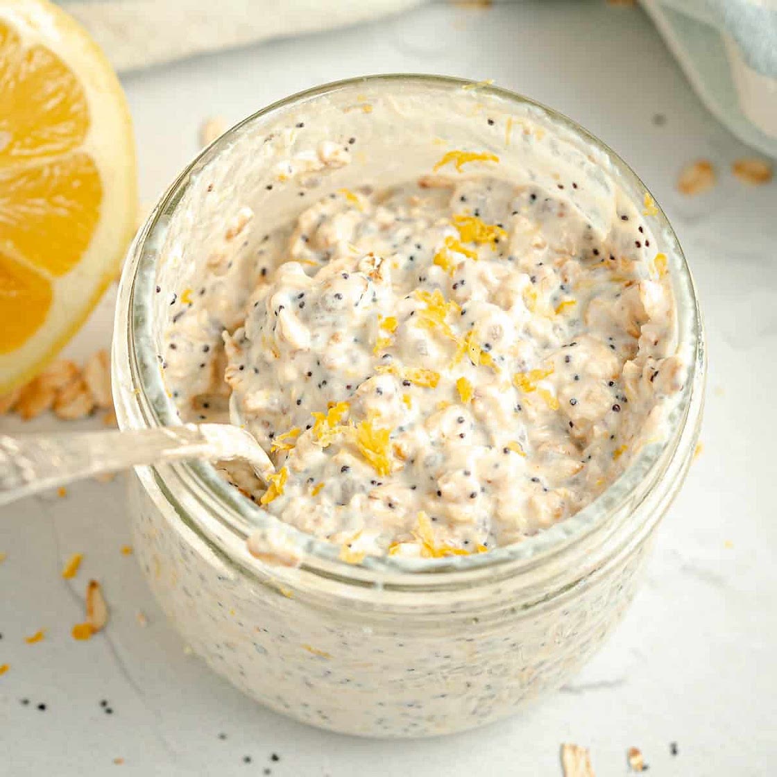 Lemon Poppy Seed Overnight Oats