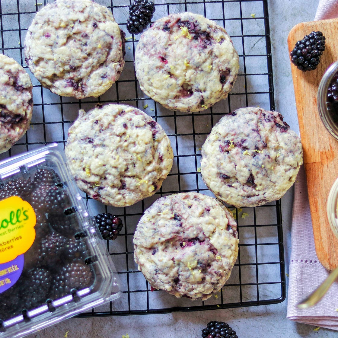Blackberry Lemon Scones