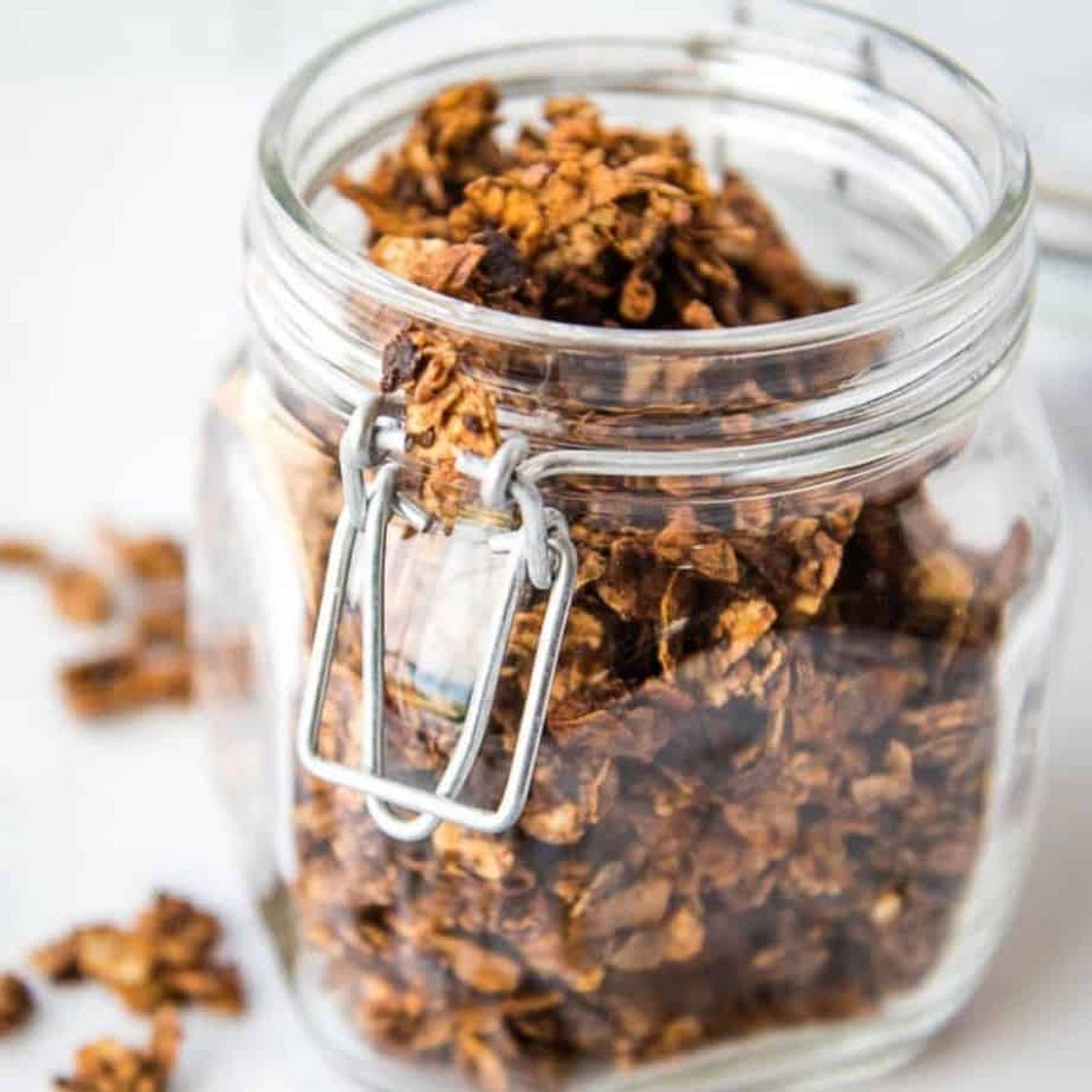 Chocolate Tigernut Granola (AIP, Paleo, Vegan, Nut-free)
