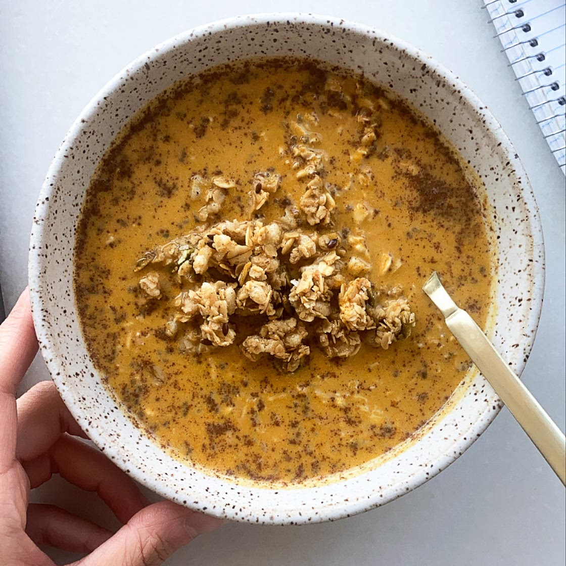 Pumpkin Spice Overnight Oats