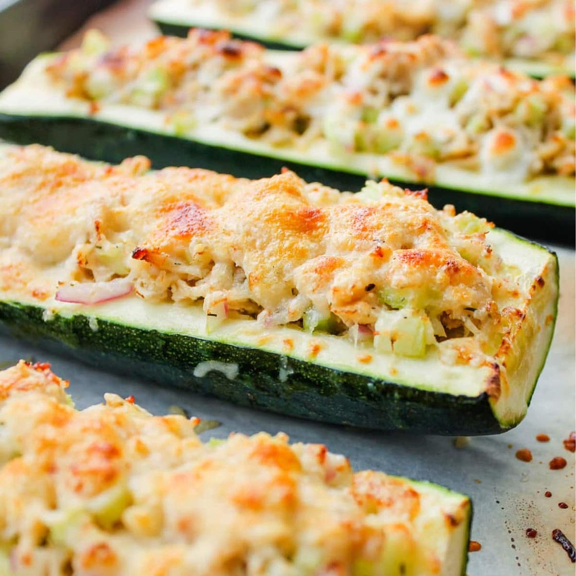 Zucchini Tuna Melts