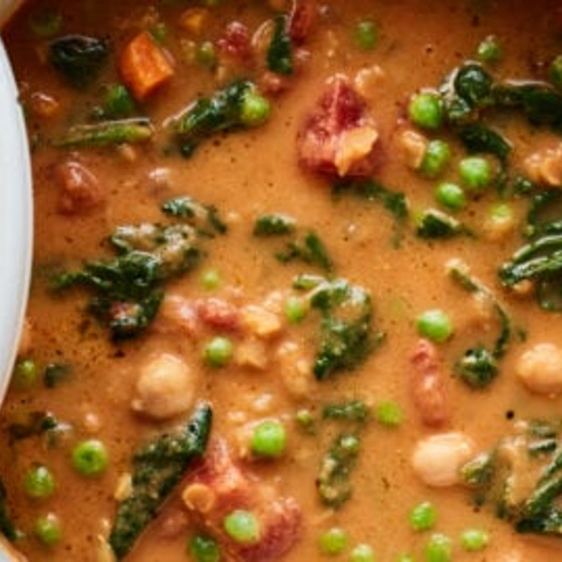 Smoky Chickpea, Red Lentil & Vegetable Soup