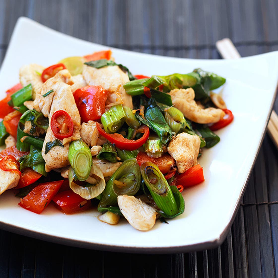 Thai chicken stir fry
