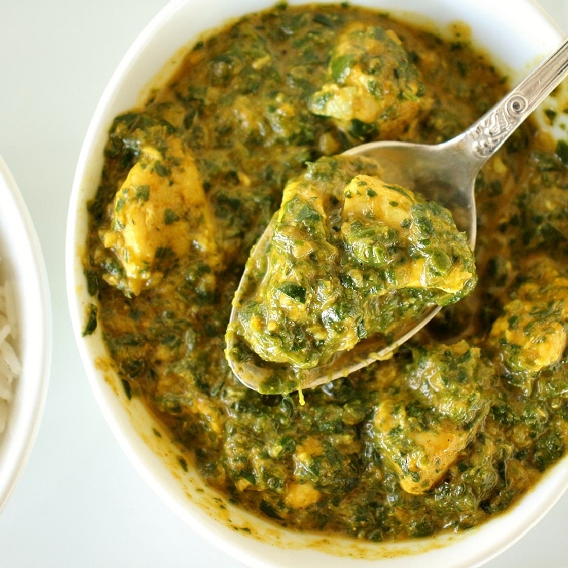 Chicken Saag (Chicken and Spinach Curry)