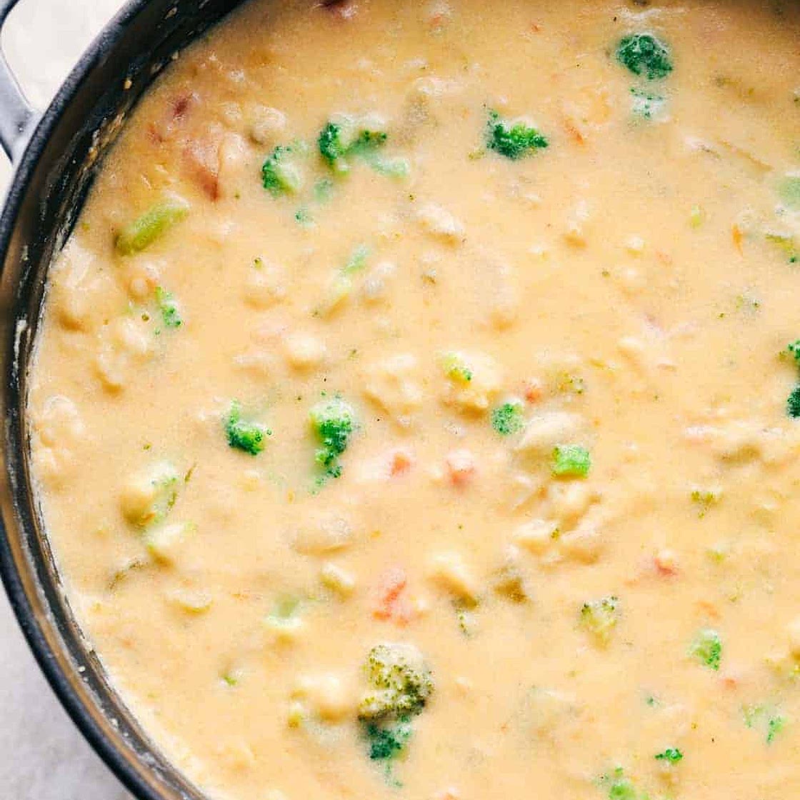 Cheesy Vegetable Soup