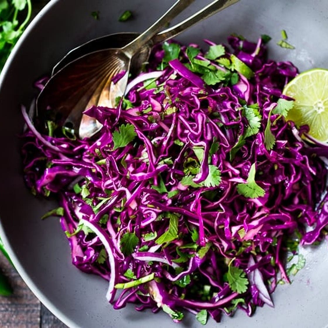 Mexican Slaw with Cilantro and Lime