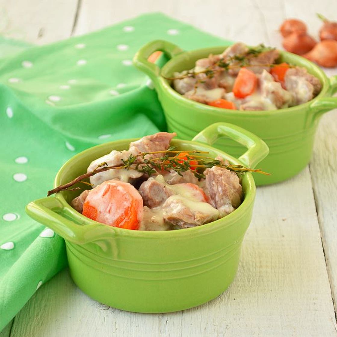 Blanquette de veau au vin blanc à ma façon