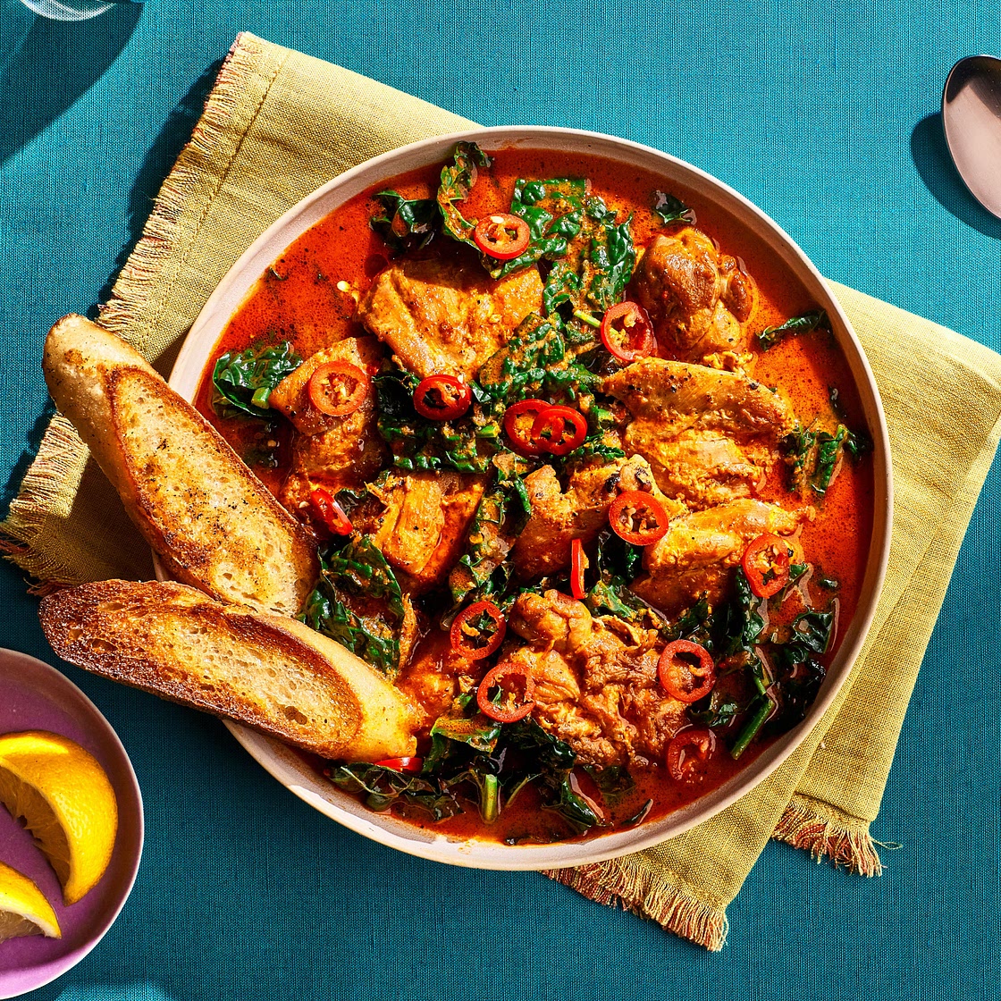 Piri-Piri Chicken Stew With Kale