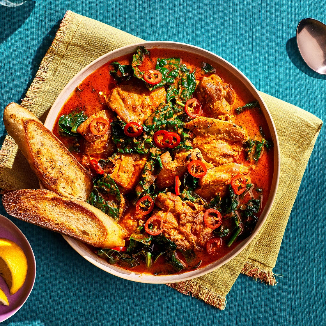 Piri-Piri Chicken Stew With Kale