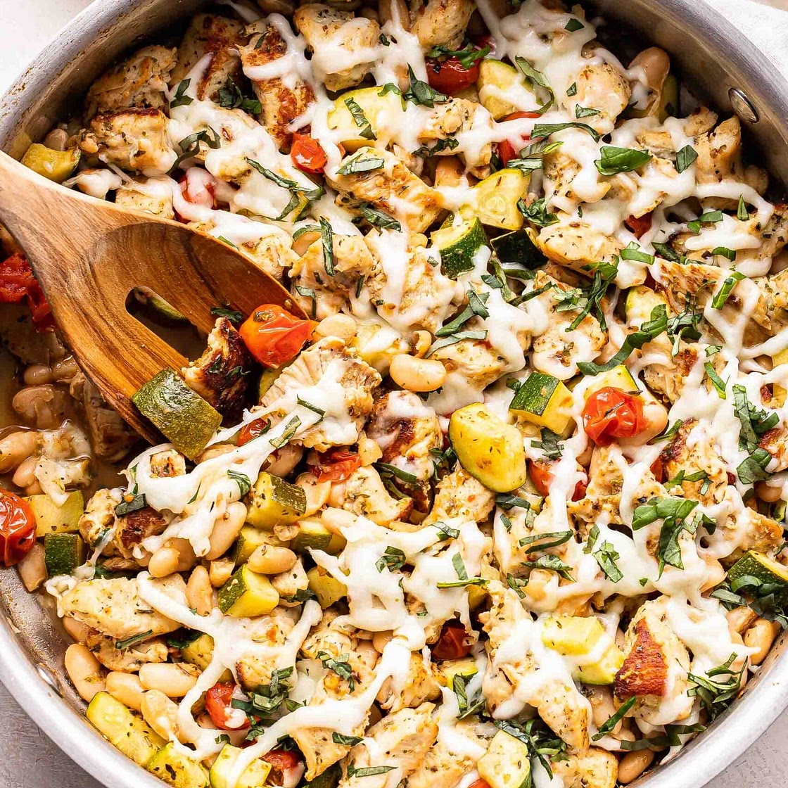 Italian Chicken and Vegetable Skillet