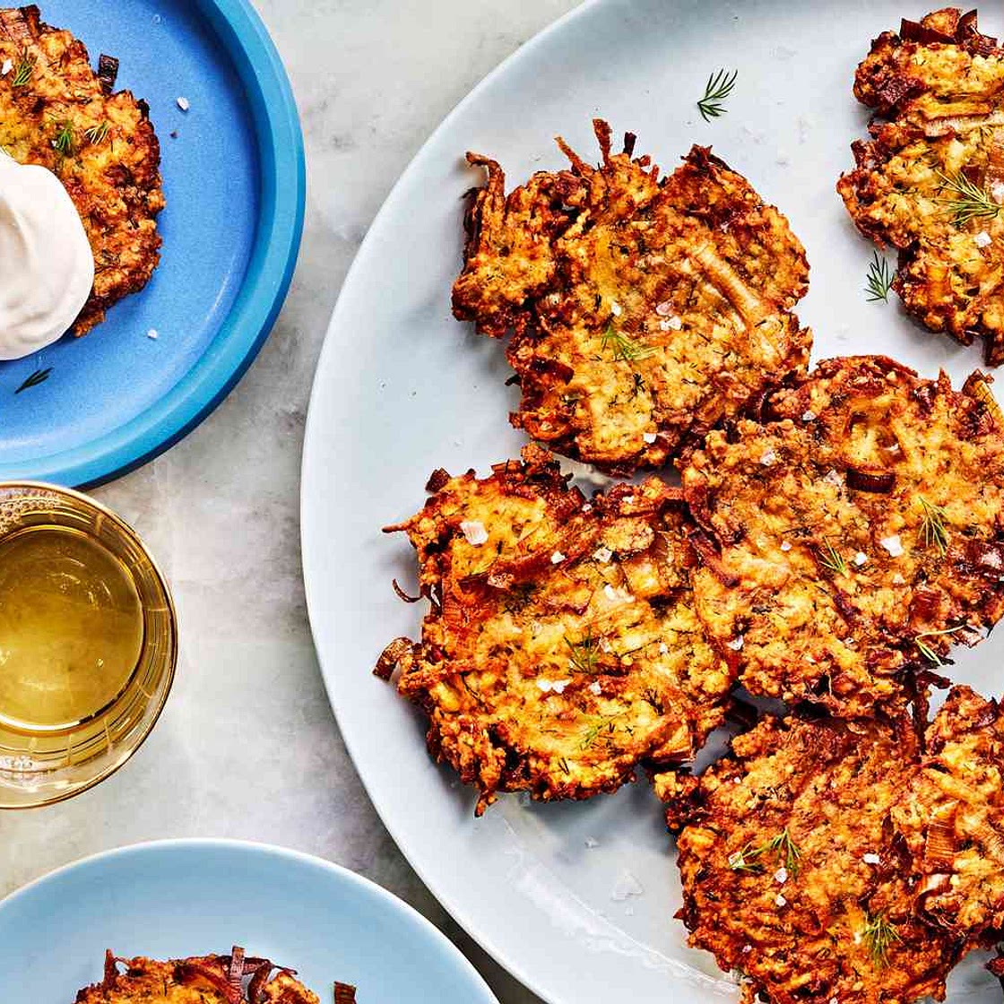 Potato-Parsnip Latkes