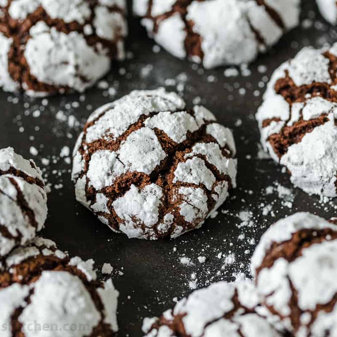 Chocolate Crinkle Cookies