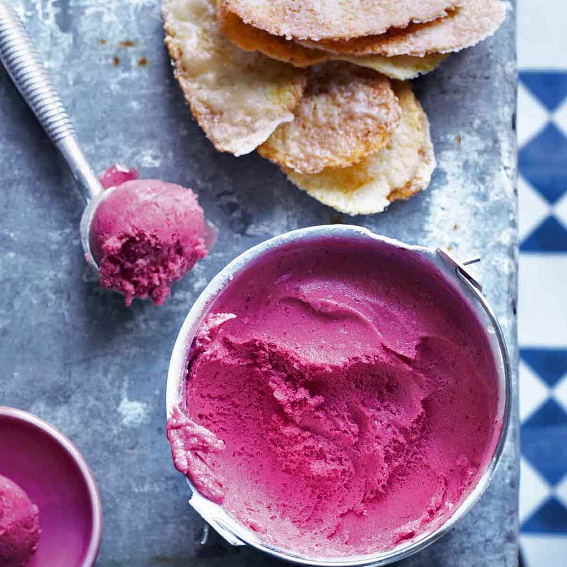 Roasted Plum Sorbet