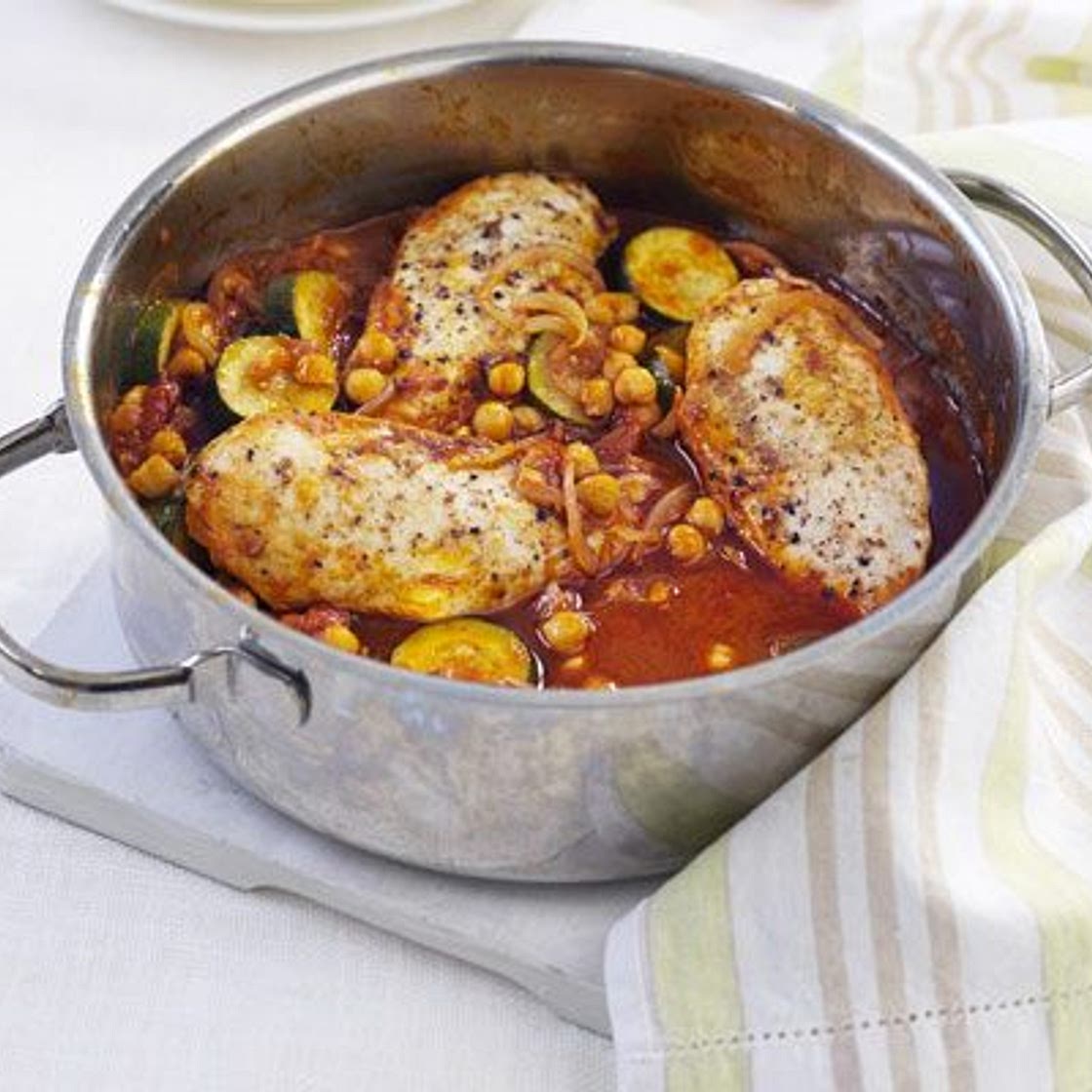 One-pot harissa chicken
