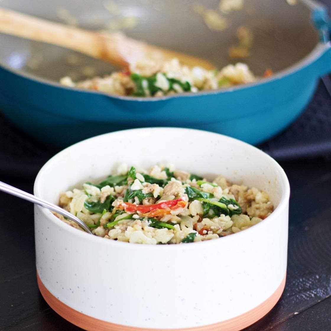 Healthy Mediterranean Ground Turkey Recipe