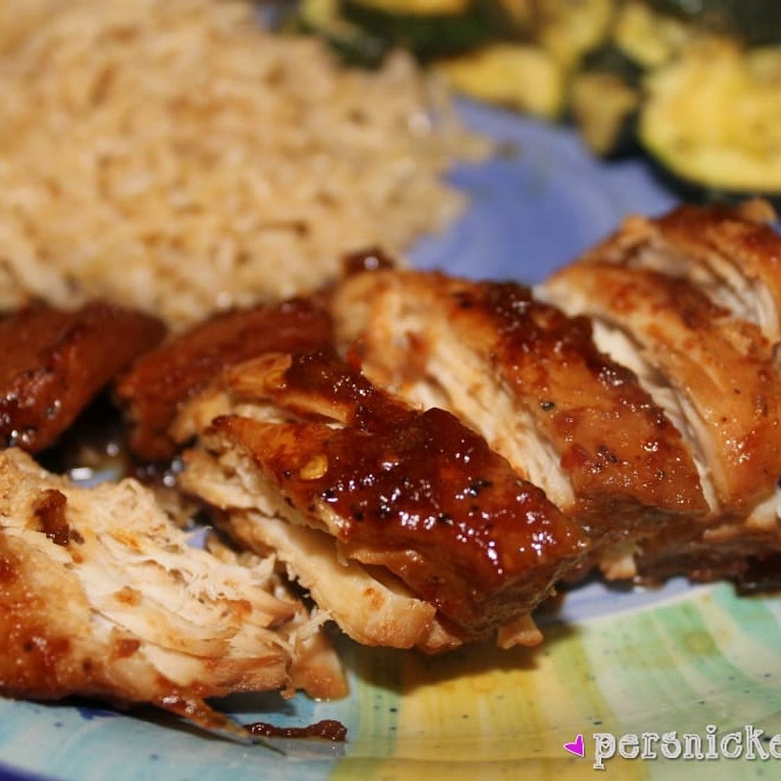 Crock Pot Honey Bourbon Chicken