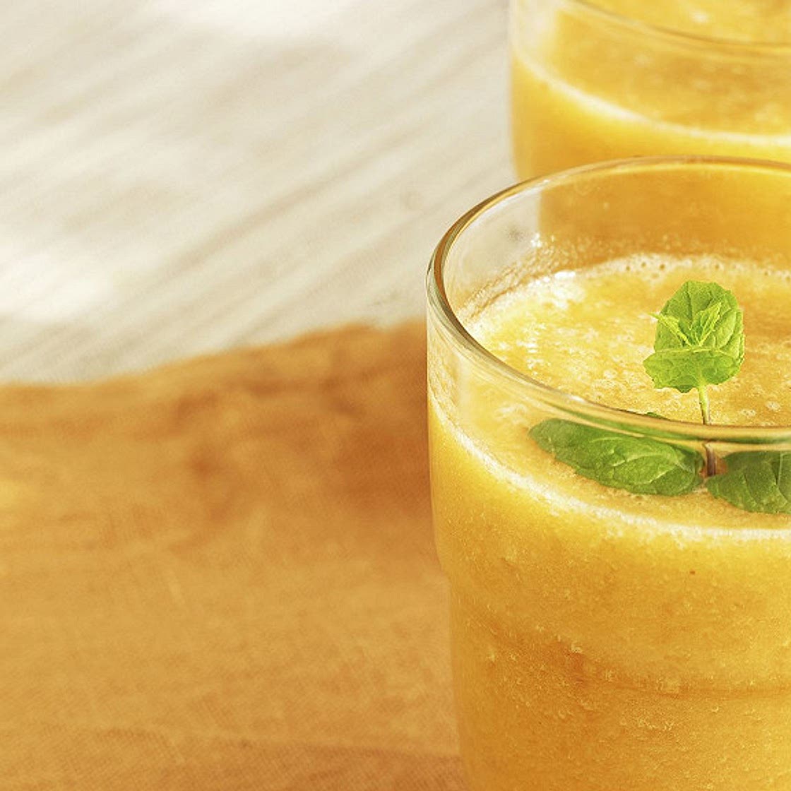 Milk shake orange et céréales du matin