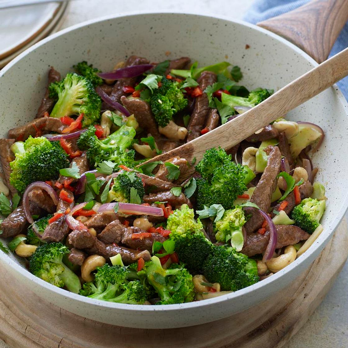 Easy beef and broccoli stir-fry