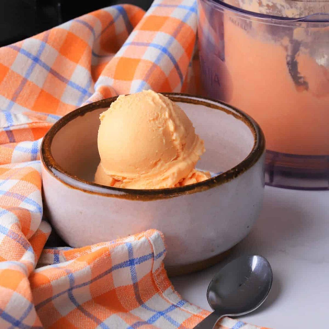Sugar Free Orange Creamsicle Ice Cream (Ninja Creami)