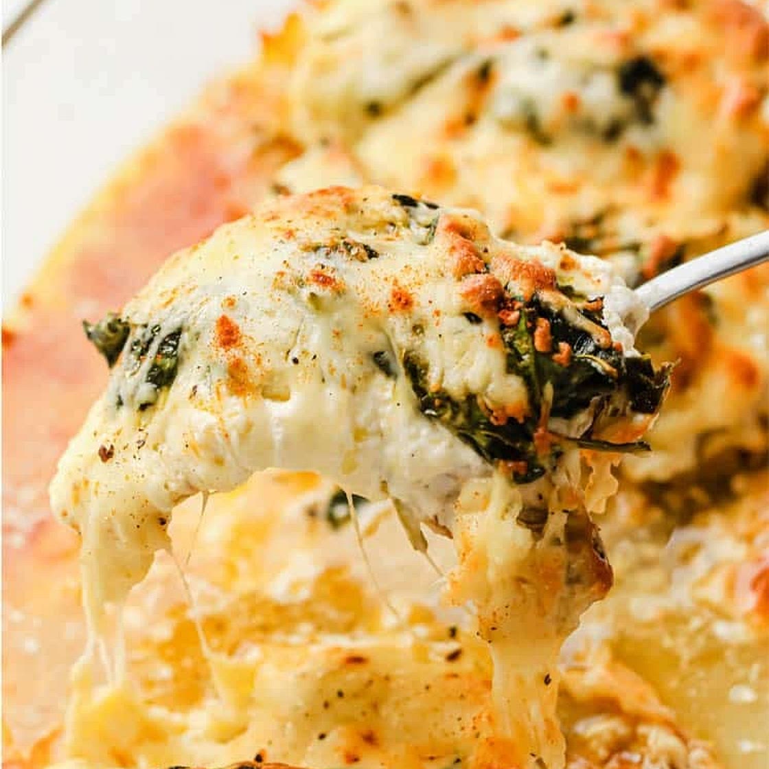 Creamy Spinach Chicken Bake