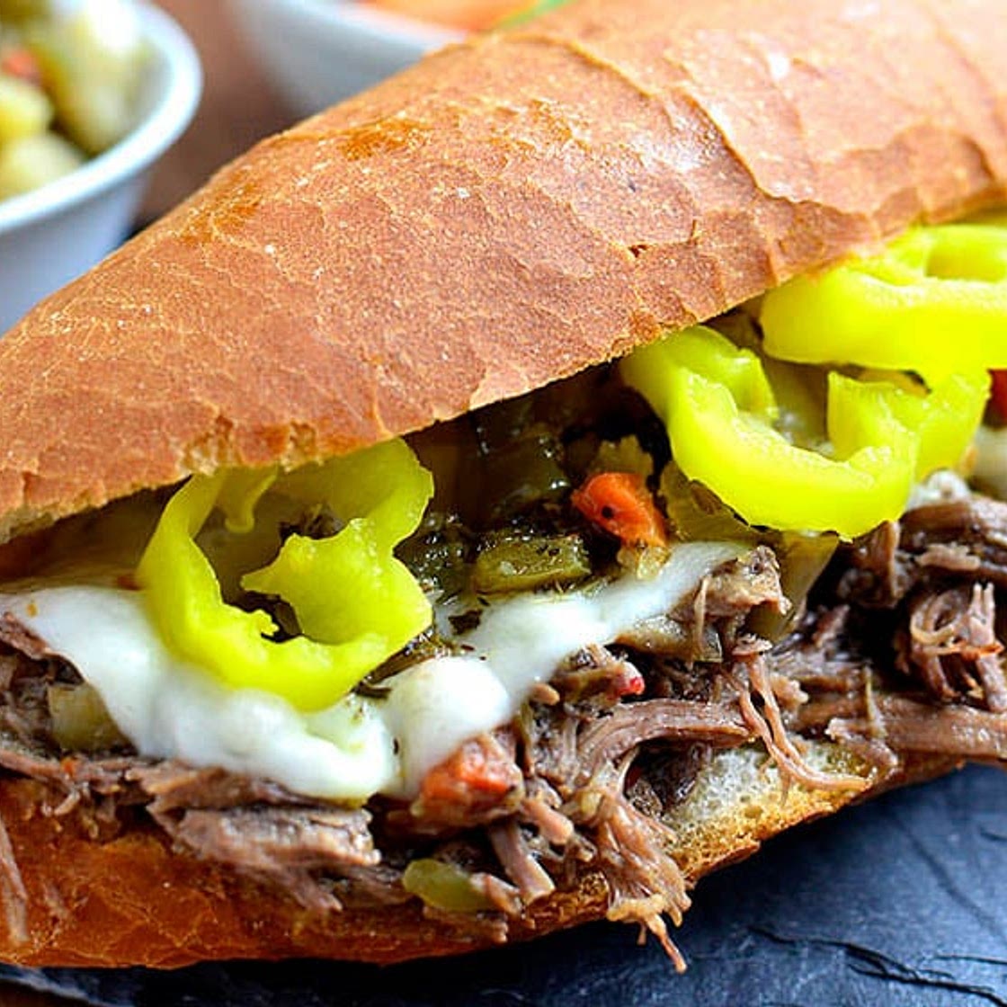 Crock Pot Italian Beef Sandwiches