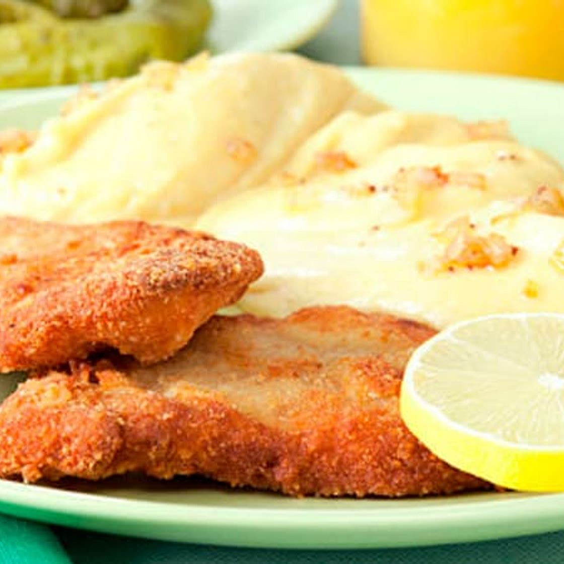 Receta de Milanesa con Puré