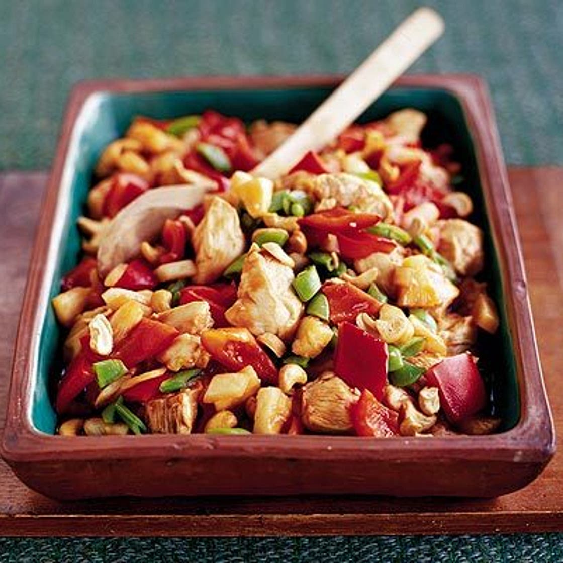 Microwave sweet & sour chicken