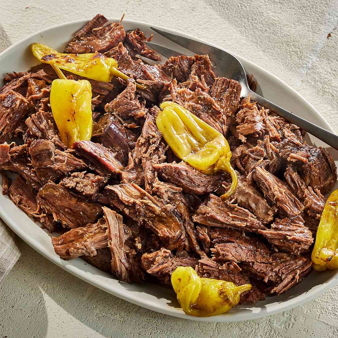 Mississippi Roast (Slow Cooker Pepperoncini Pot Roast)