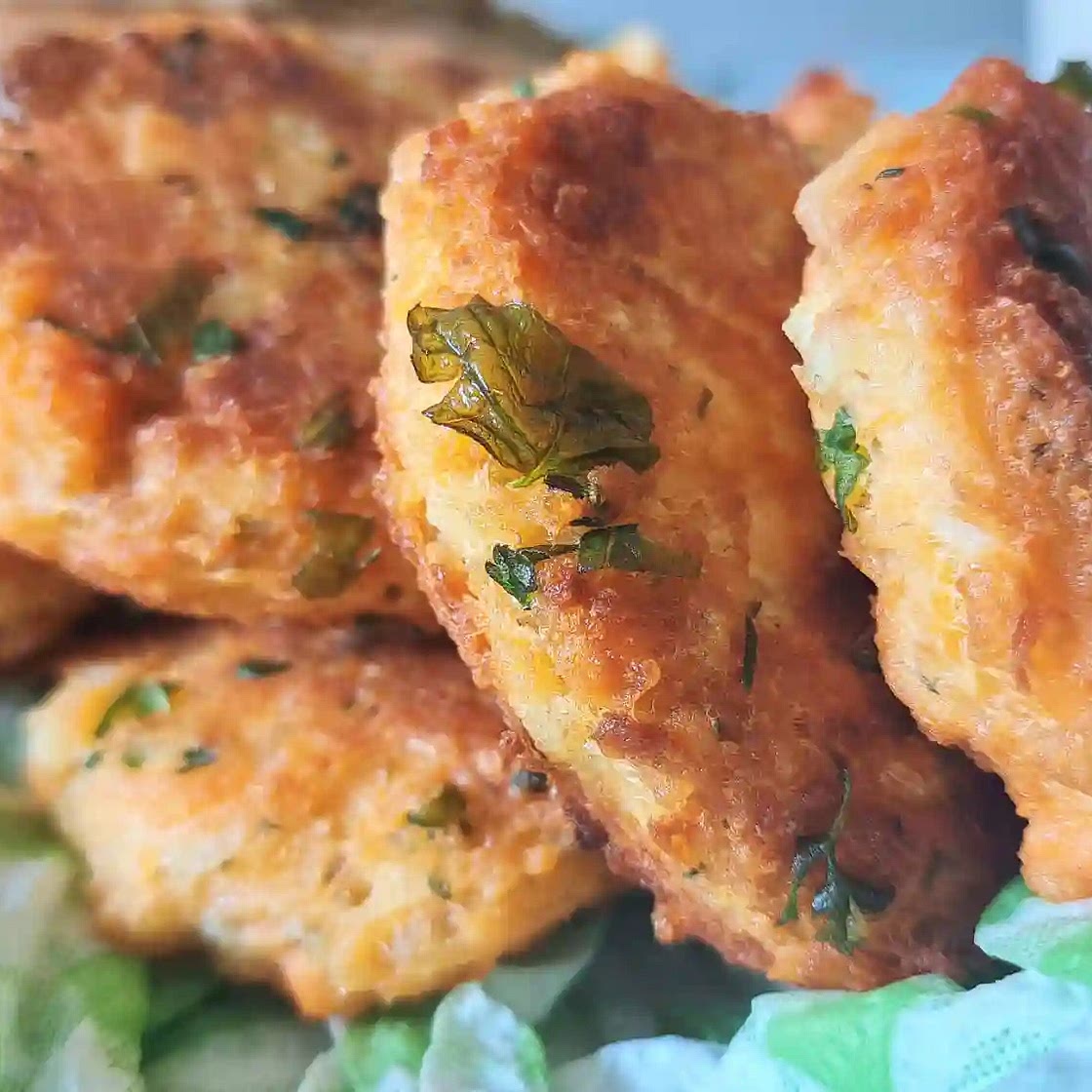 Mediterranean Salmon Patties - Leftovers Fish Burger Patty