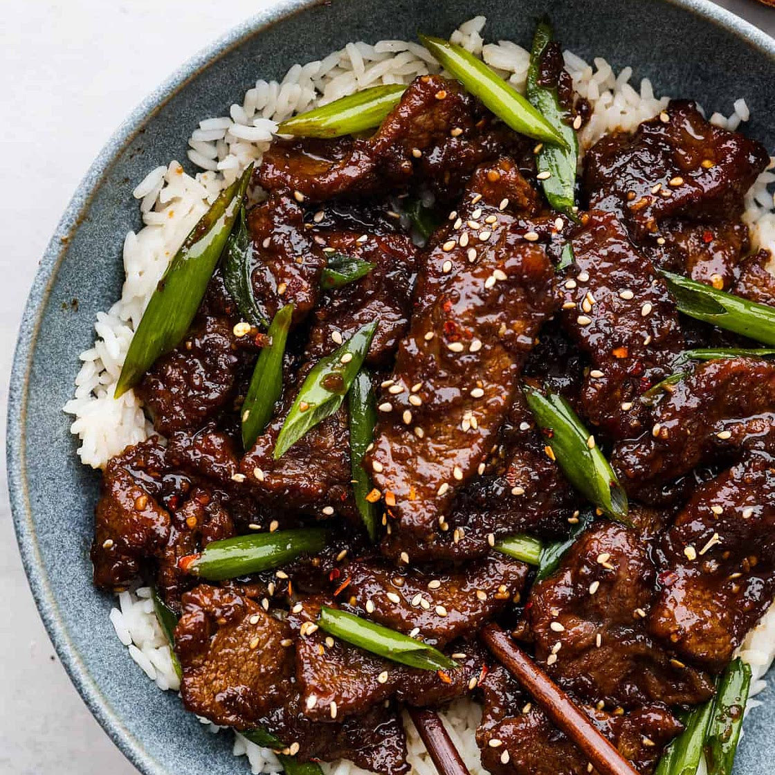 Super Easy Mongolian Beef (Tastes Just like P.F. Chang's!)