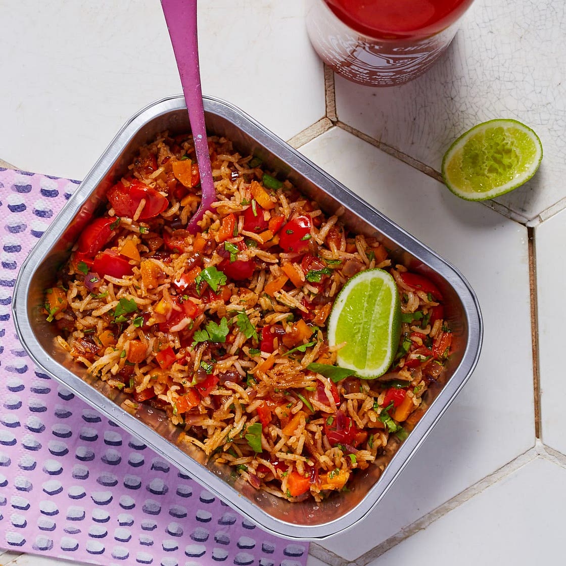 Indian-Style Fried Rice | Slimming & Weight Watchers Friendly