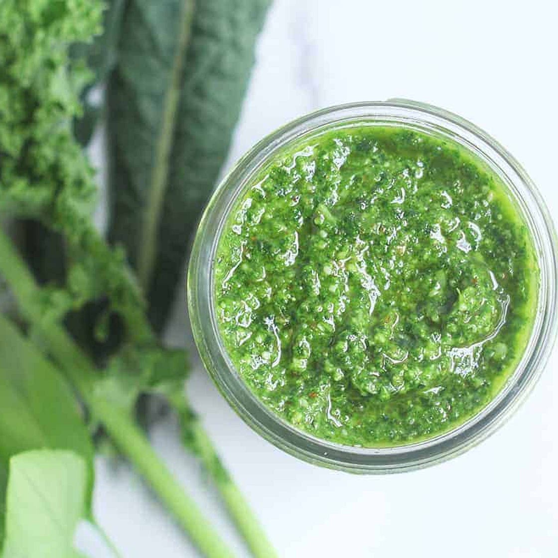 Easy Kale Pesto (to Share with the Kids!)