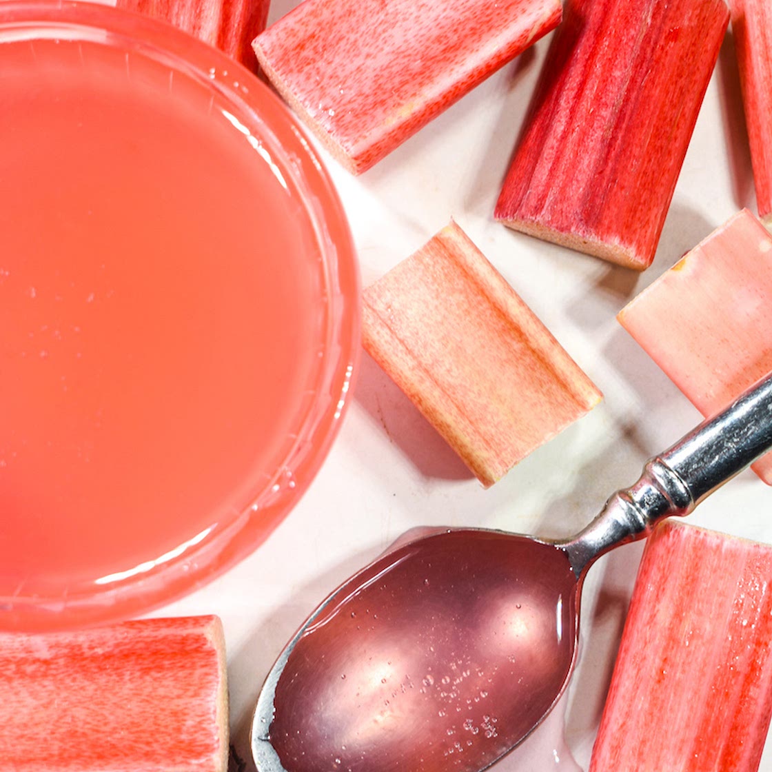 Rhubarb Simple Syrup