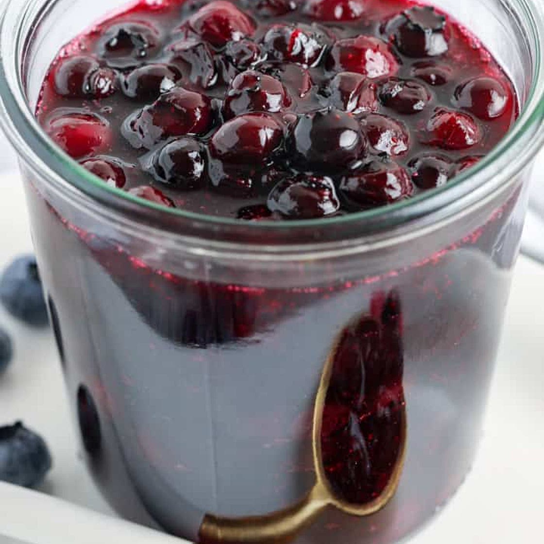 Homemade Blueberry Sauce