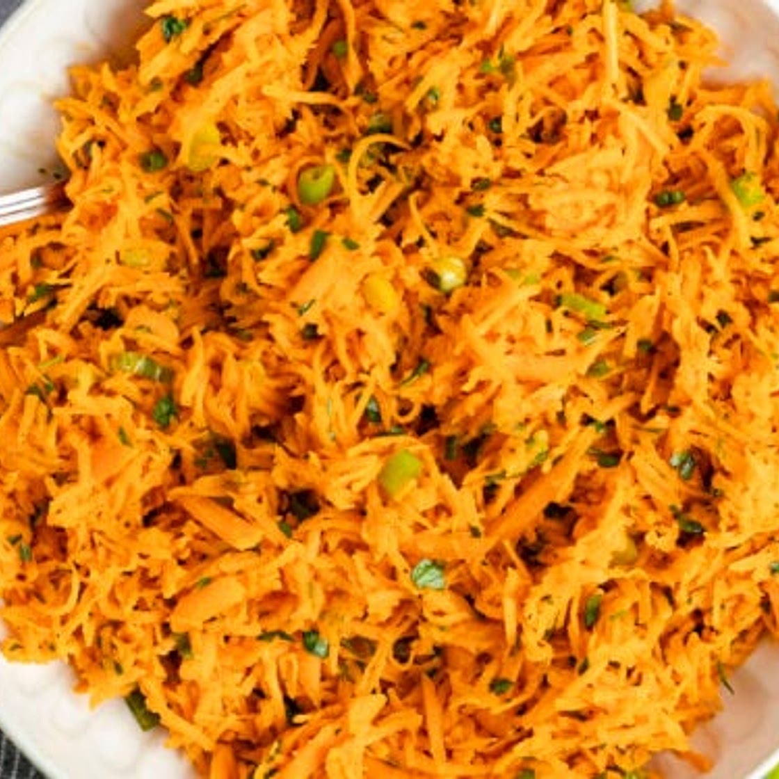 French Grated Carrot Salad with Lemon Dijon Vinaigrette