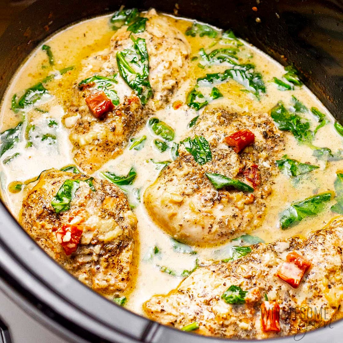 Crock Pot Tuscan Chicken