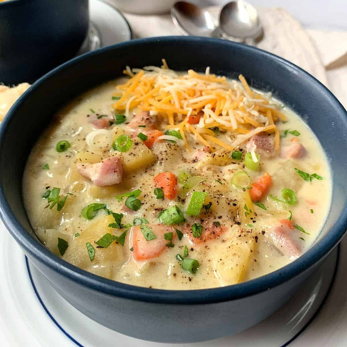 Crockpot Ham and Potato Soup